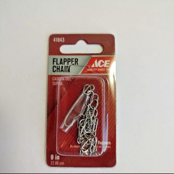 Ace #41843 Flapper Replacement Chain 9 in 22.86 cm Bathroom Toilet Universal - Picture 3 of 10